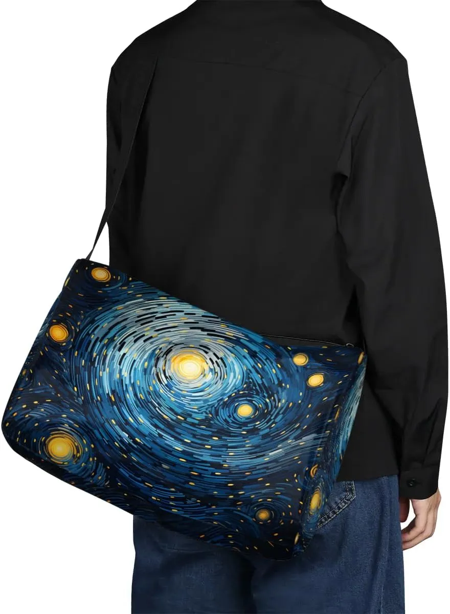 Gym Bags for Men 14.8 Inch Lightweight Carry On Bags for Airplanes Waterproof Duffle Bag for Travel, Abstract-Printing Exquisite