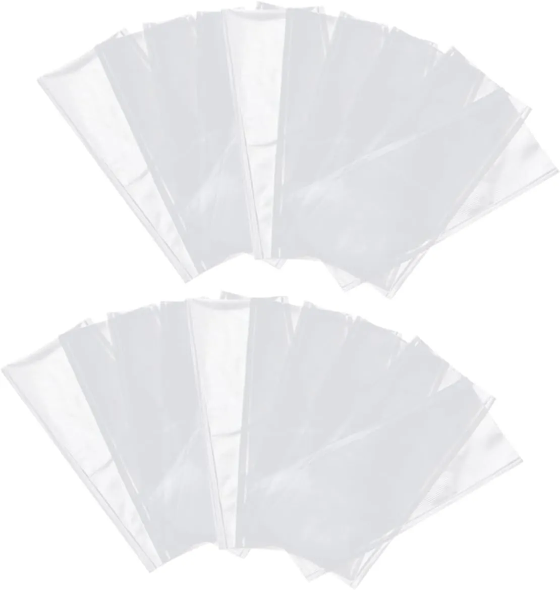 Happyyami 100Pcs Water Soluble Fishing Bait Storage Bags PVA Mesh Pouches for Bait and Lure Durable and Quick Dissolving Fishing Equipment for Anglers