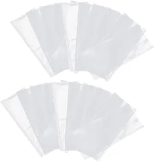 Happyyami 100Pcs Water Soluble Fishing Bait Storage Bags PVA Mesh Pouches for Bait and Lure Durable and Quick Dissolving Fishing Equipment for Anglers