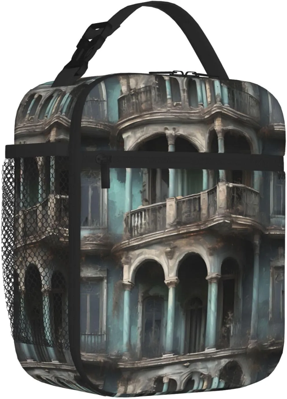 Haunted Mansions Lunch Bag For Men Women Insulated Lunchbox Ideal For Work Gym Picnic Days