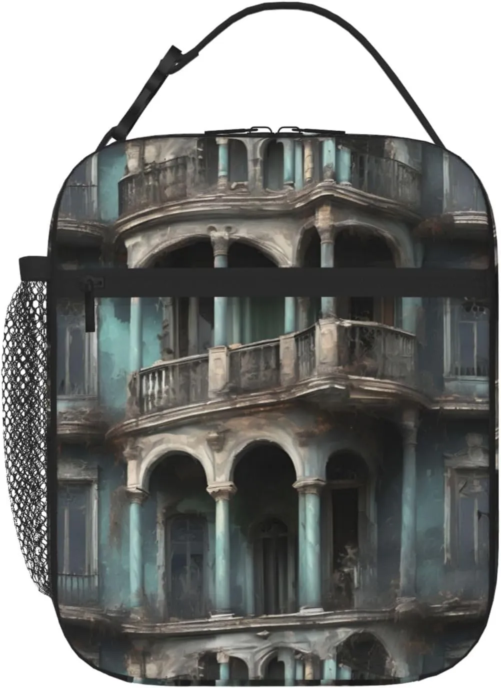 Haunted Mansions Lunch Bag For Men Women Insulated Lunchbox Ideal For Work Gym Picnic Days