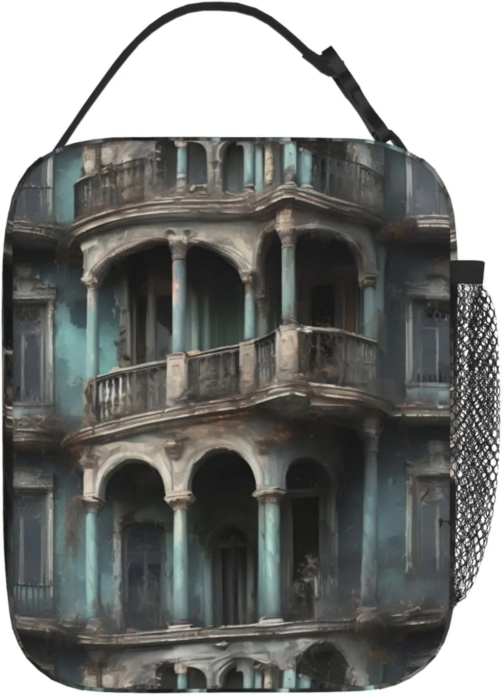 Haunted Mansions Lunch Bag For Men Women Insulated Lunchbox Ideal For Work Gym Picnic Days