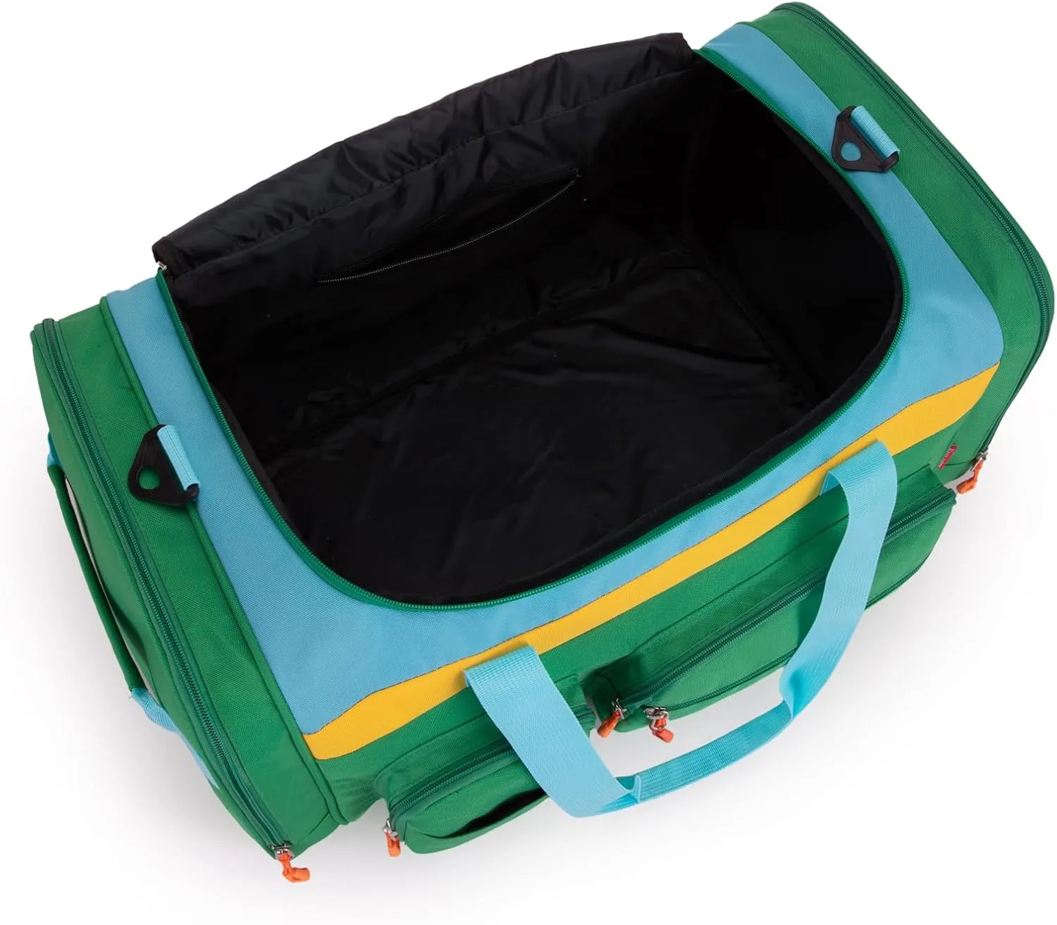 HawLander Large Kids Duffle Bag for Travel, Overnight, or Weekender, 20" inch (Green Yellow)