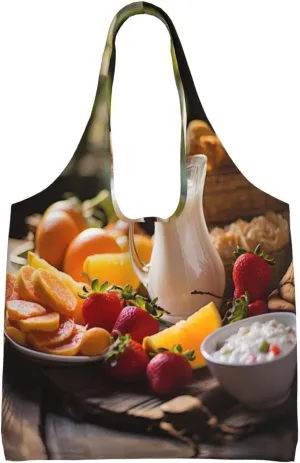 hearty breakfast Shoulder bag - convenient to carry, suitable for shopping, work and study
