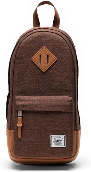 Herschel Supply Co. Heritage Shoulder Bag, Potting Soil Crosshatch/Natural