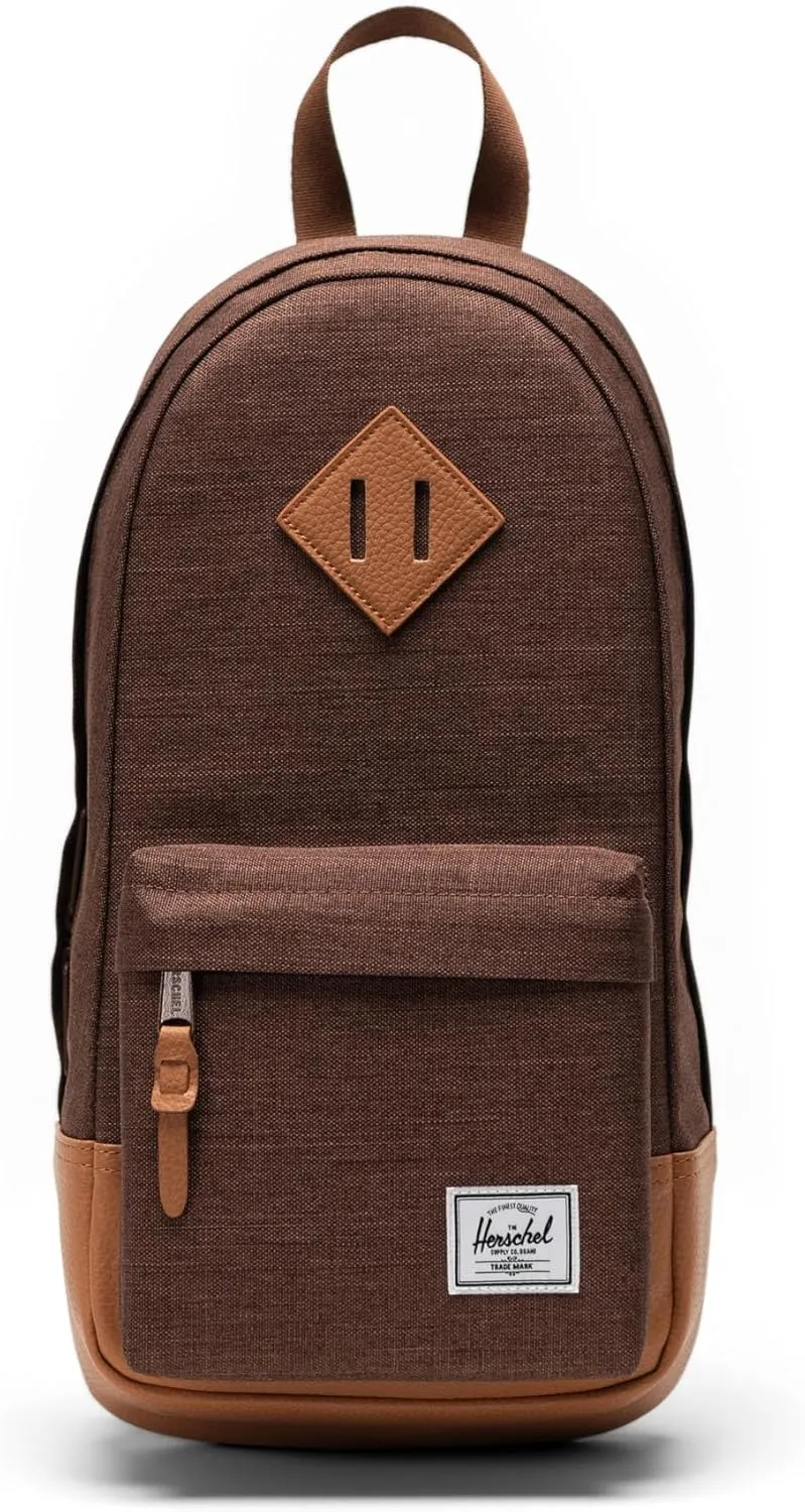 Herschel Supply Co. Heritage Shoulder Bag, Potting Soil Crosshatch/Natural