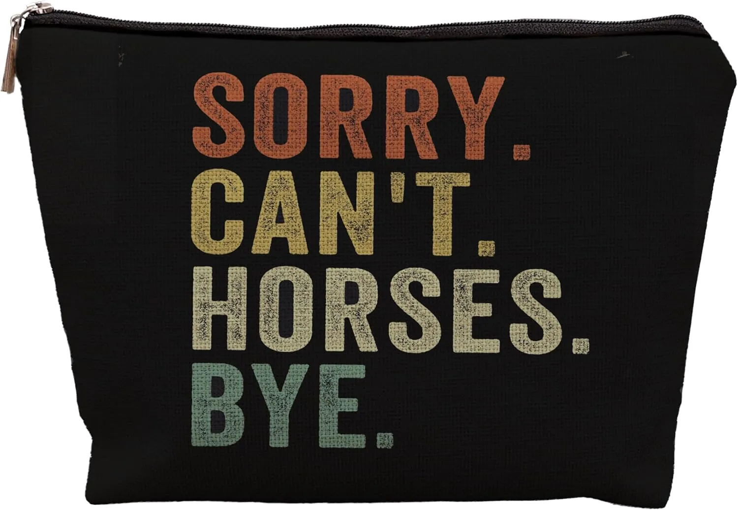 Horse Lover Cowgirl Rodeo Makeup Bag - Funny Gifts For Horse Lovers