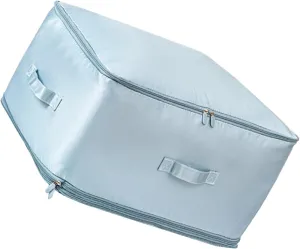 HUANGANG Large Comforter Storage Bag Functional Quilt Storage Bag With Carry Handles Space Saving Quilt Containers