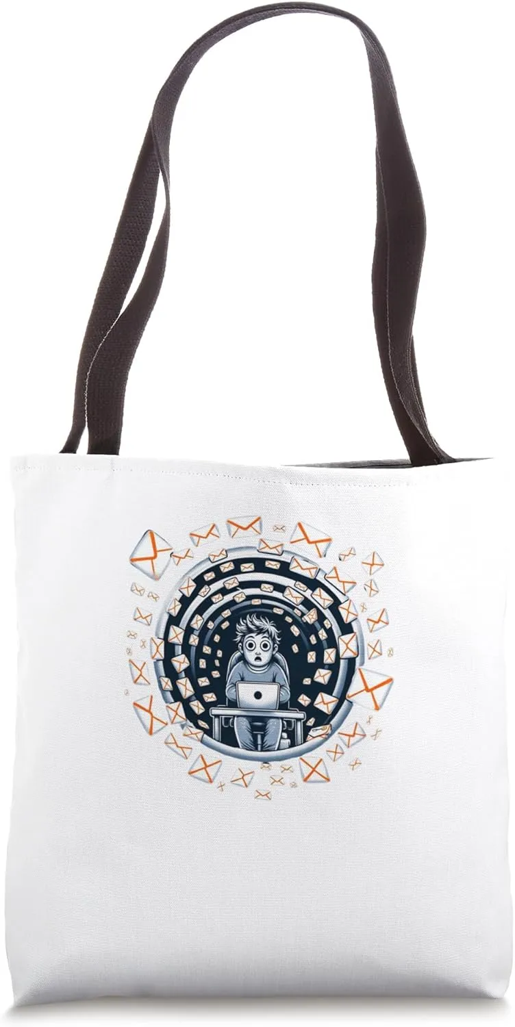 Inbox Overload casual office wear home office essential S19 Tote Bag