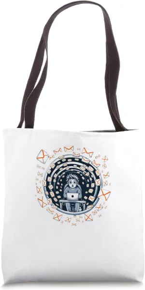Inbox Overload casual office wear home office essential S19 Tote Bag