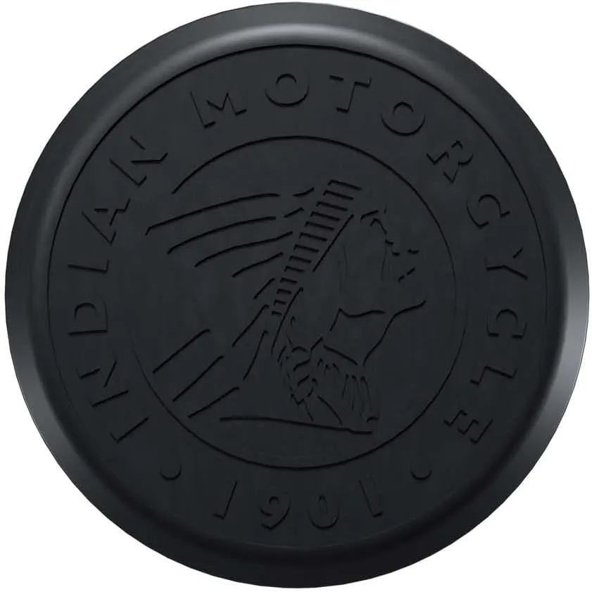 Indian Motorcycle Branded Console Cap, Black, Magnetic, Easy to Install, Hides Console Fastener - 2890248