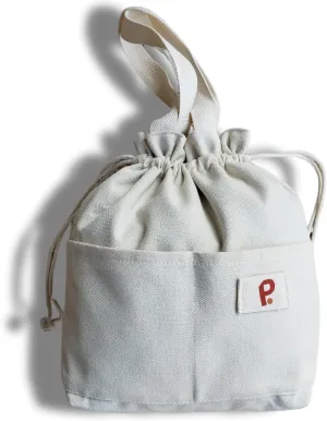 Insulated Lunch Bag for Women and Men. Thermal reusable Lunch Box with Handle, Large Capacity, Durable, for work, Office, Picnic, travel (Beige)