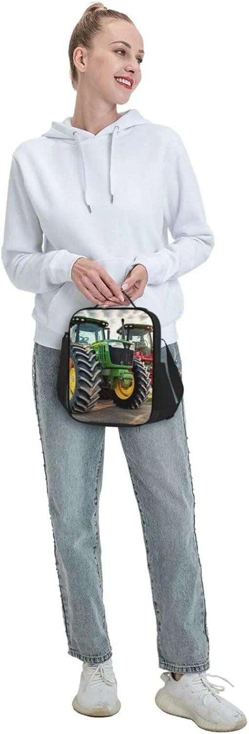Insulated Lunch Bags for Women agricultural machinery Reusable Lunch Boxes Waterproof Shoulder Bag Lunch Cooler Bag for Work