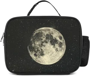 Insulated Lunch Bags for Women Illuminated by Stars Reusable Lunch Boxes Waterproof Shoulder Bag Lunch Cooler Bag for Work