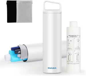 Insulin Cooler Travel Case, Medication Diabetes Supplies, 60H Insulin Pens Cold Bottle, 5-in-1 Diabetic Medicine Cooler, TSA Approved, with Gel Ice Pack and Emergency Bottle(White)