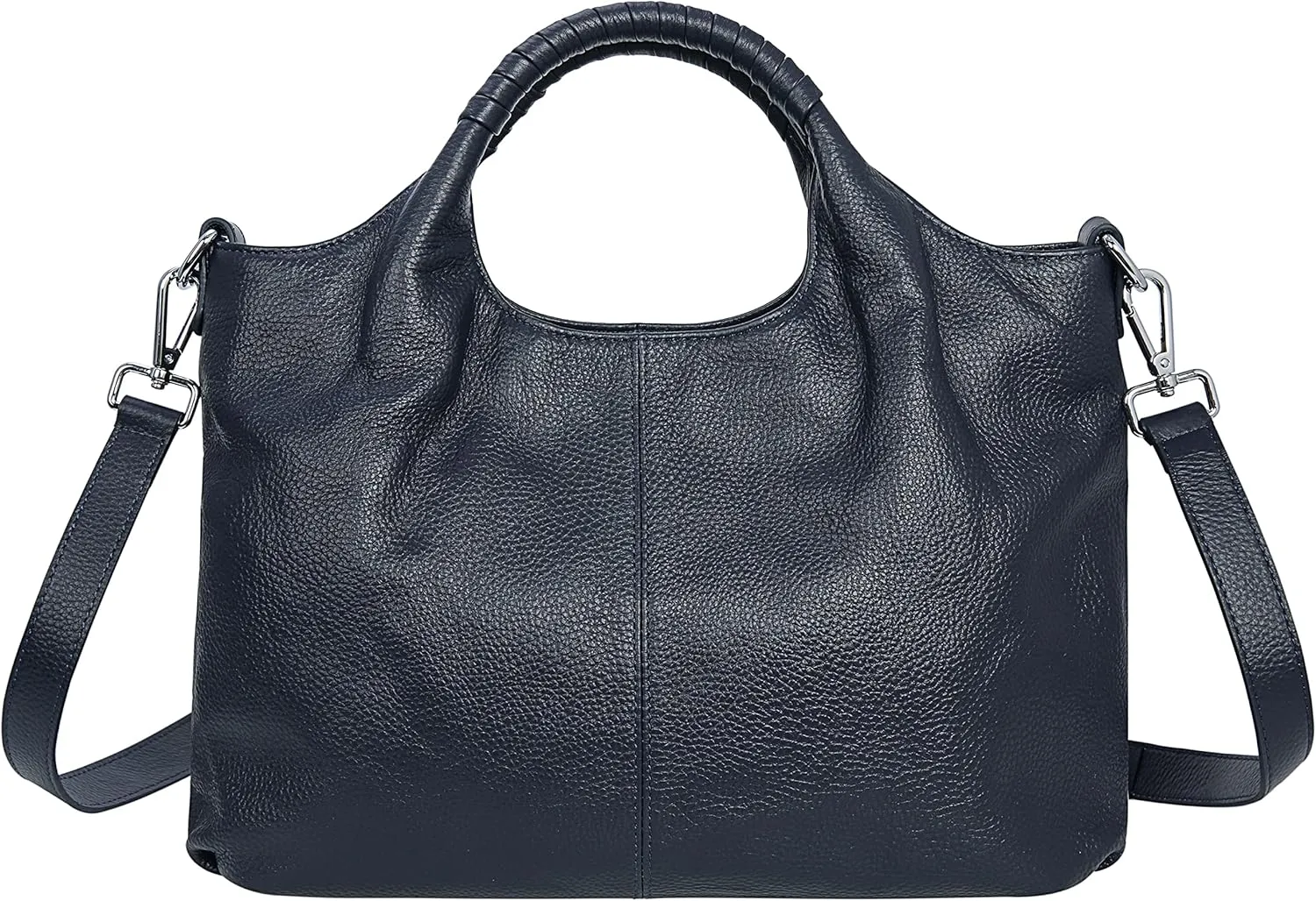 Iswee Genuine Leather Top Handle Purse Satchel Bag Designer Shoulder Bag Tote Ladies Crossbody Bag for Women