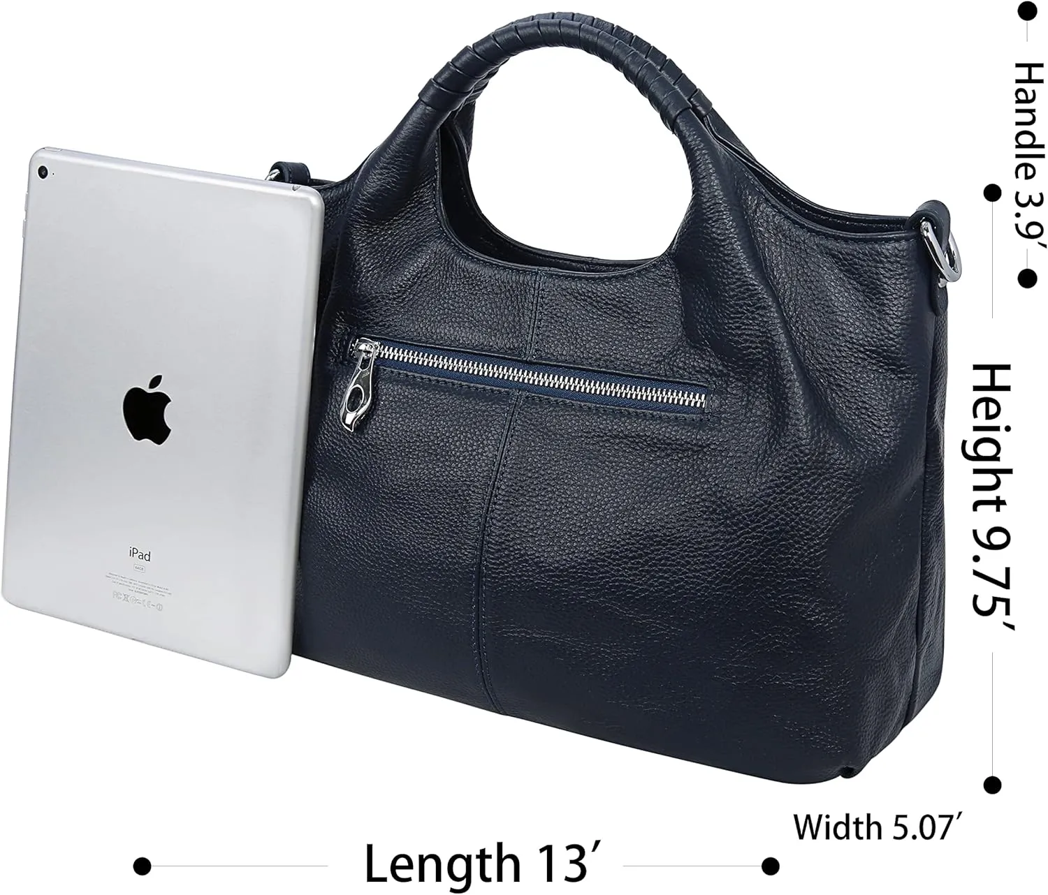 Iswee Genuine Leather Top Handle Purse Satchel Bag Designer Shoulder Bag Tote Ladies Crossbody Bag for Women