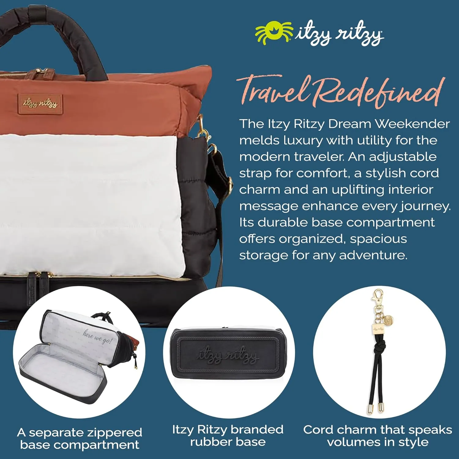 Itzy Ritzy Dream Weekender Travel Bag
