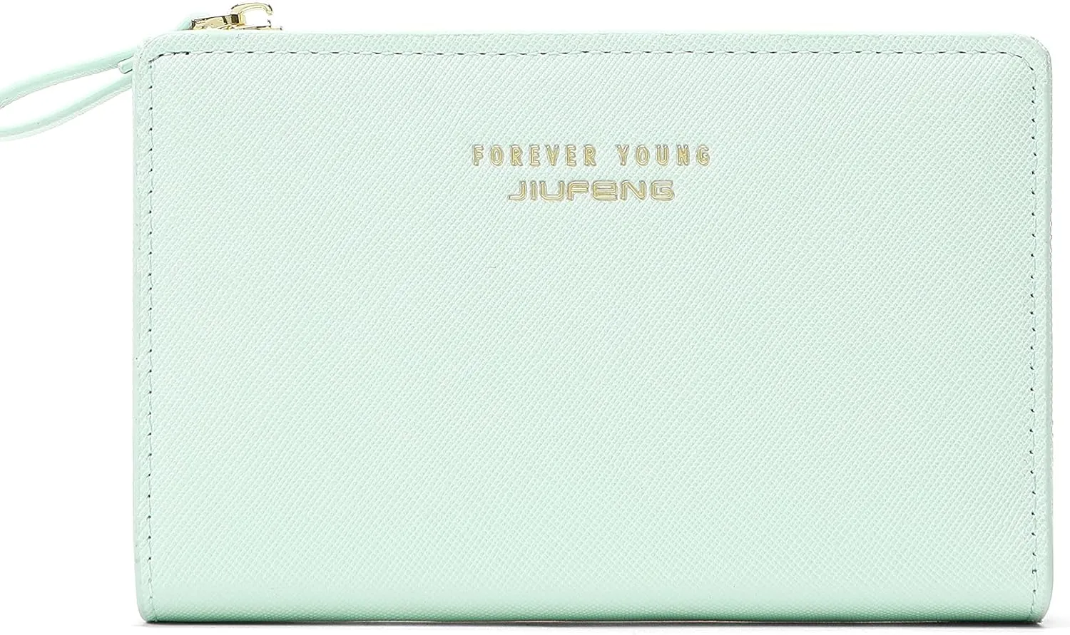 JIUFENG Women Zipper Wallet RFID Blocking Multi Purpose Coin Pouches Credit Card Holder Short Purses