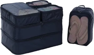 JJ POWER Travel Packing Cubes, Luggage Organizers with Shoe Bag