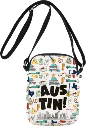 JNIAP Austin Texas Crossbody Bag Austin Travel Gifts Austin Souvenirs Gifts Austin Texas Crossbody Purse