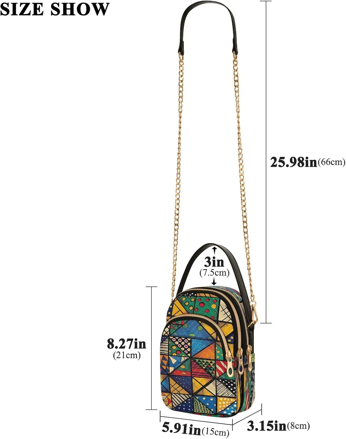 Joisal Blue Butterflies Small Purses for Women Crossbody, Shoulder Purses Trendy Handbag for Women, Small Cell Phone Purse