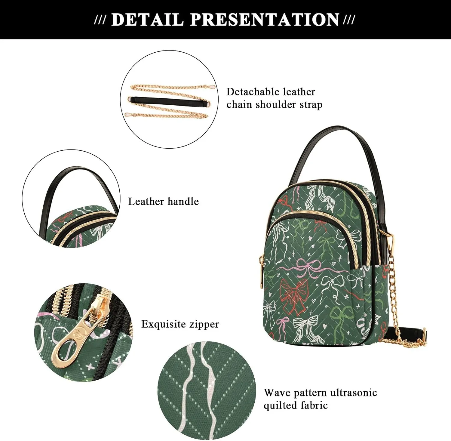 Joisal Bright Gradient Stars Anti Theft Crossbody Bag, Handbag for Women Trendy Small Sling Bag for Women