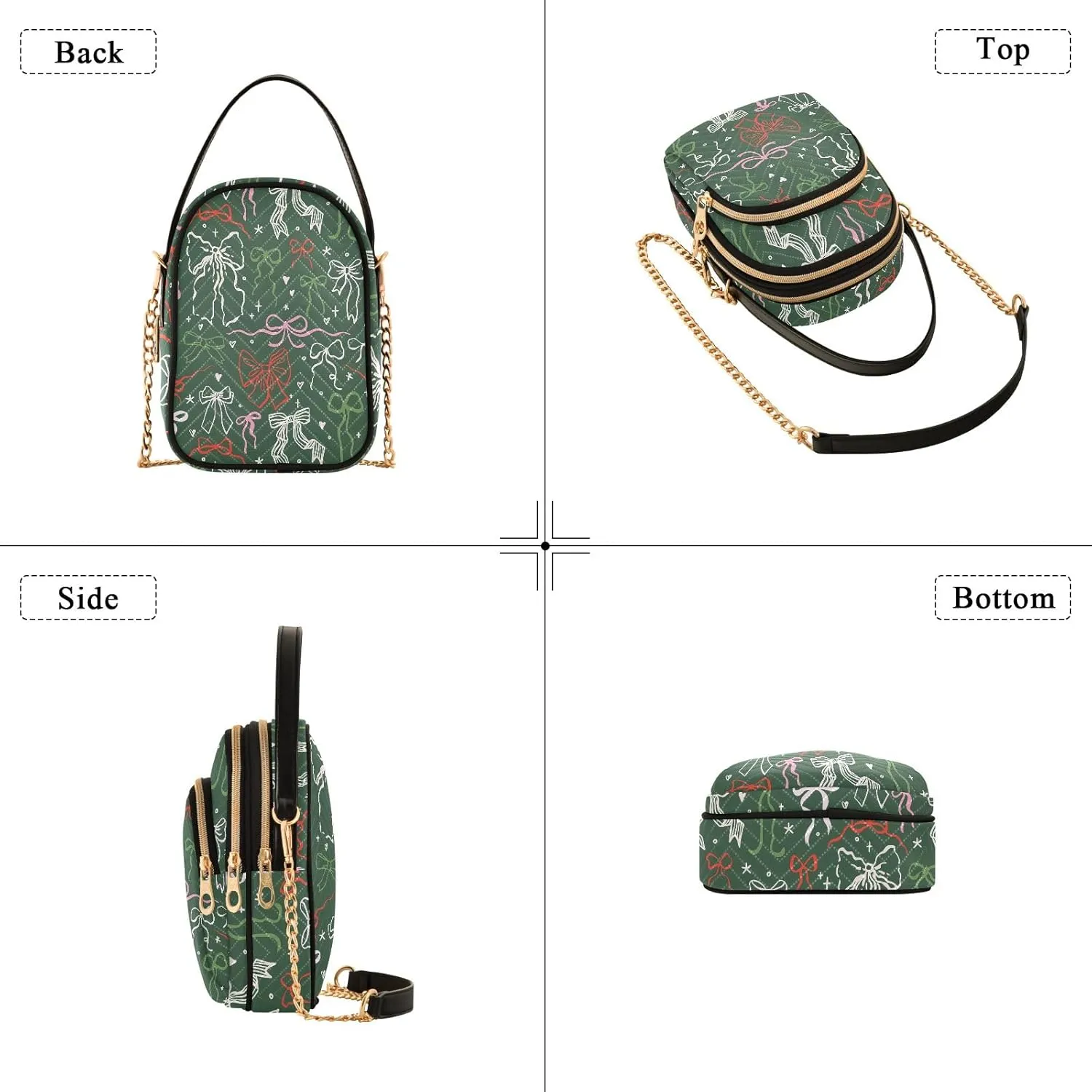 Joisal Bright Gradient Stars Anti Theft Crossbody Bag, Handbag for Women Trendy Small Sling Bag for Women