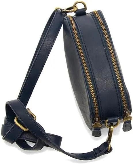 Joy Susan Layne Double Zip Mini Crossbody