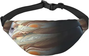 Jupiter Landscape Print Fanny Packs for Women Men Crossbody Waist Bag Waterproof Belt Bag with Adjustable Strap