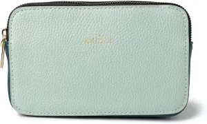 KEDZIE Color Pop Modernist Vegan Leather Crossbody Shoulder Compact Camera Shape Bag For Women With Adjustable Strap