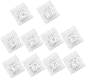KICHOUSE Tamper-evident Bank Bag 10pcs Cash Deposit Envelopes Waterproof Cash Transmittal Bags for Secure Money Handling