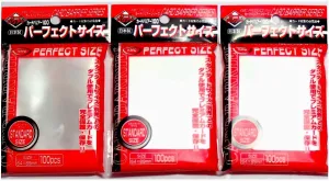 KMC 100 pochettes Card Barrier Perfect Size Soft Sleeves, 6 Packs/Total 600 pochettes