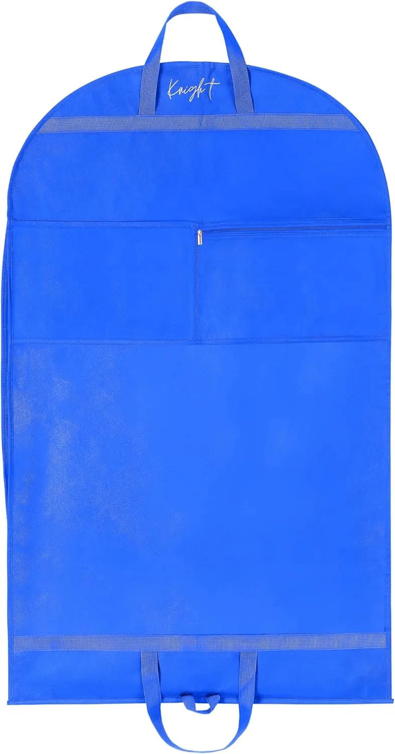 Knight Bag Company- 40 inch Garment Bag with PVC Pouches