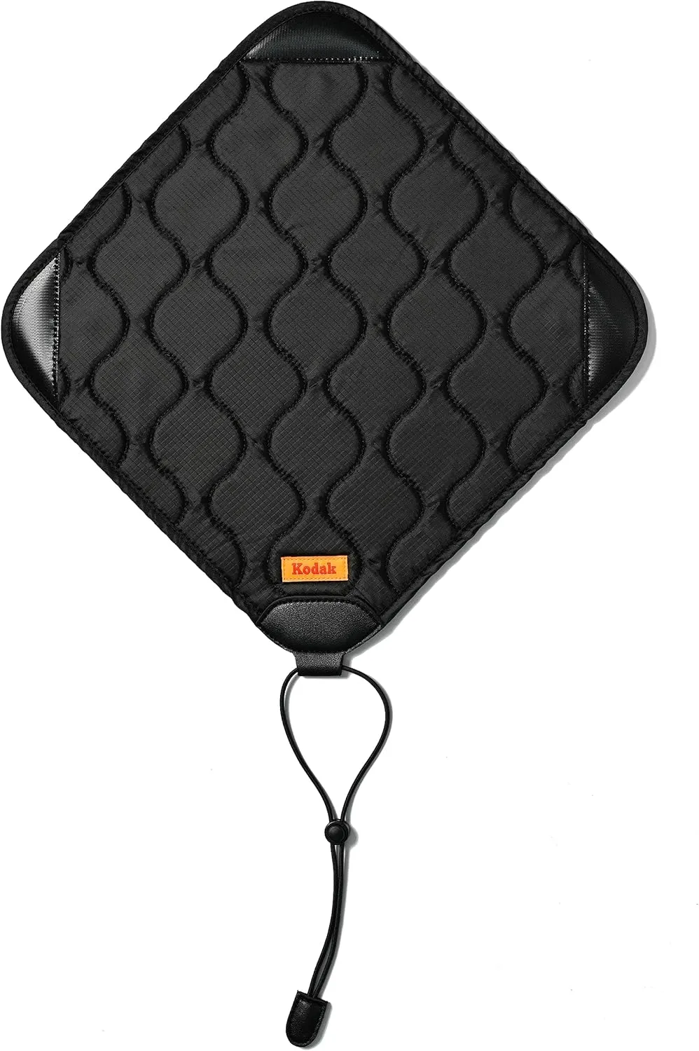 KODAK Camera Wrap Size M 31x31cm - Water-Resistant, Anti-Scratching and Dust-Free Protective Cloth for Mirrorless Camera, Compact Camera, Prime Lens (Black) [ONE item]
