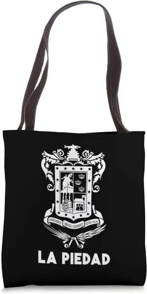 La Piedad Michoacan Mexico Escudo Y Lema Arte Emblem Merch Tote Bag