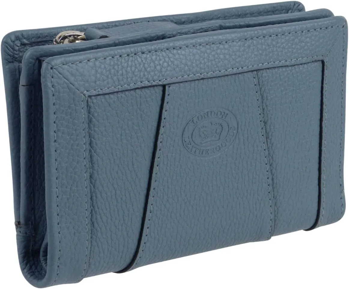 Ladies Medium Zip-Around Pebble Purse/Wallet, Iceberg, Casual