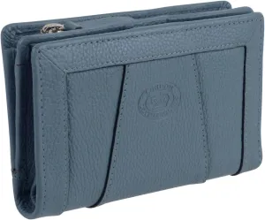 Ladies Medium Zip-Around Pebble Purse/Wallet, Iceberg, Casual