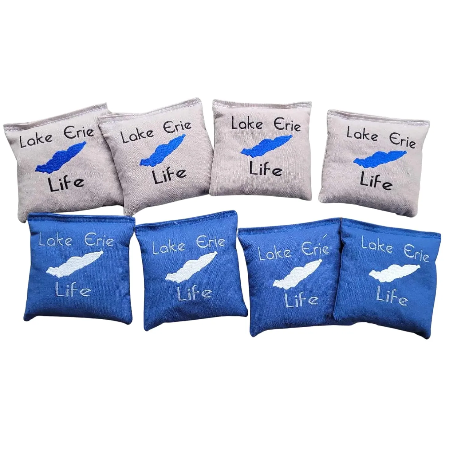 Lake Erie Life Cornhole Bags Full Size Cornhole Bean Bag Toss Regulation duck Canvas