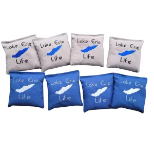Lake Erie Life Cornhole Bags Full Size Cornhole Bean Bag Toss Regulation duck Canvas