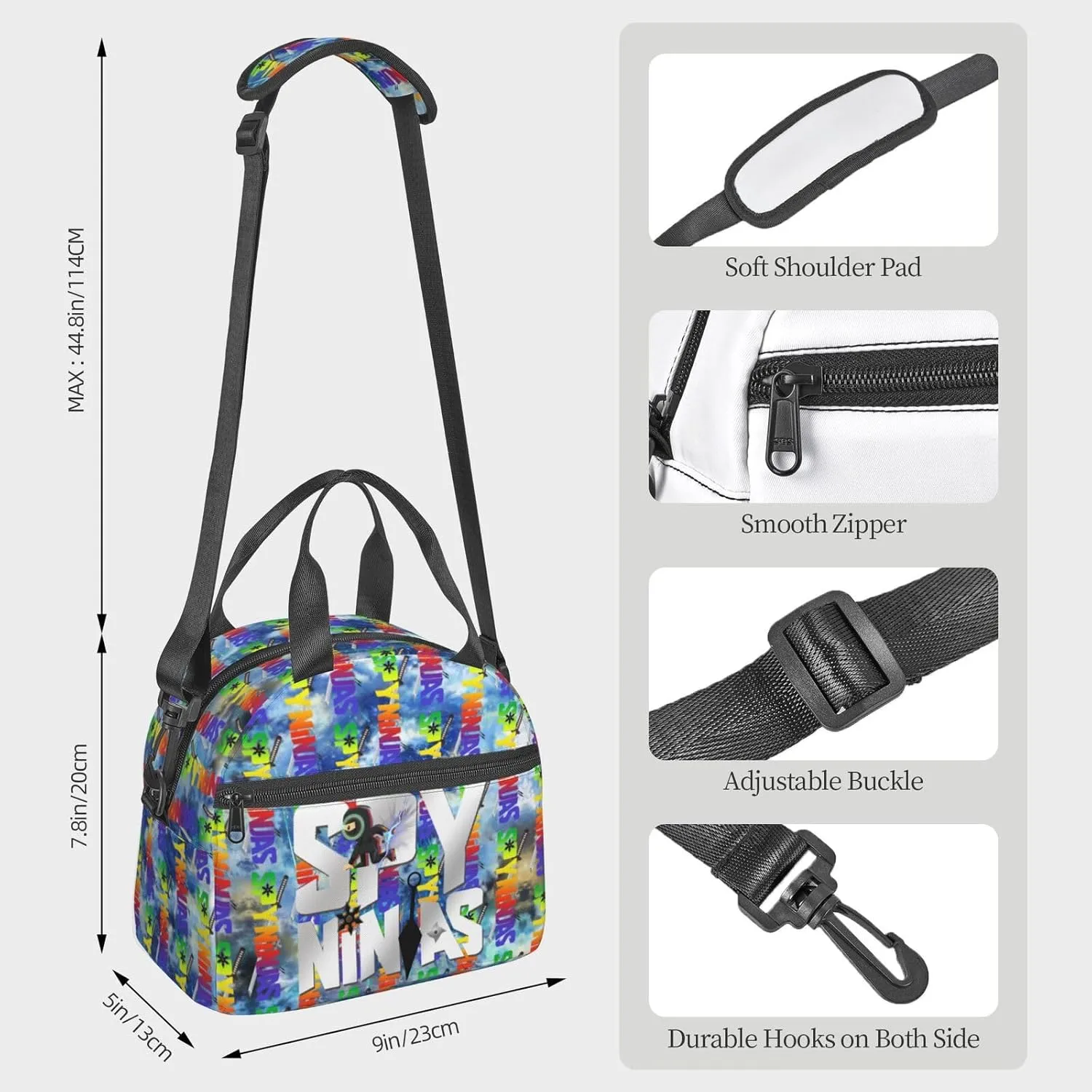 Large Capacity Backpack Camping Lunch Bag Combination Daypack For Daily Travel
