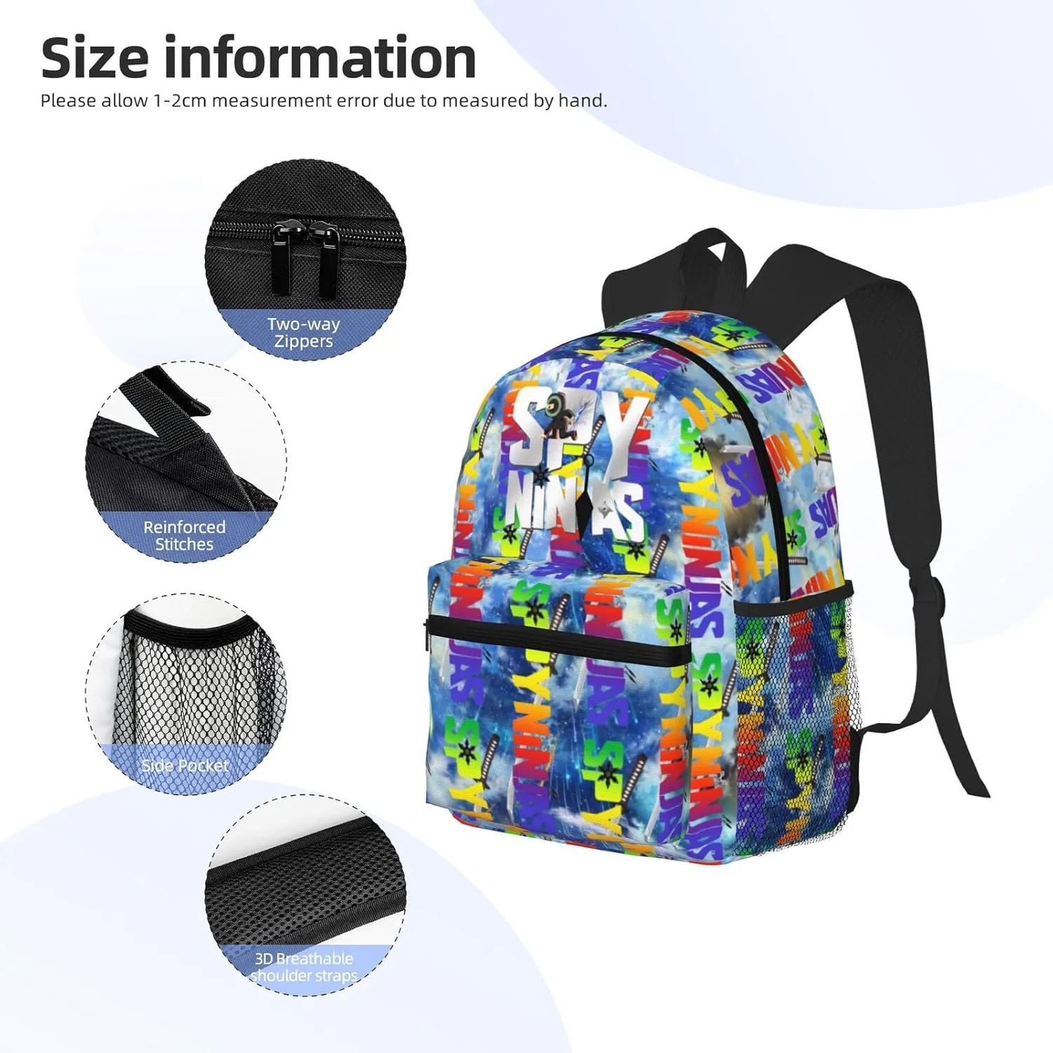Large Capacity Backpack Camping Lunch Bag Combination Daypack For Daily Travel