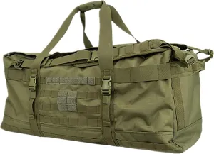 Large Capacity Mountaineering Camping Shoulder Travel Bag 106L Outdoor Portable Backpack Military Fans Tactical Satchel Bag (Military Green)