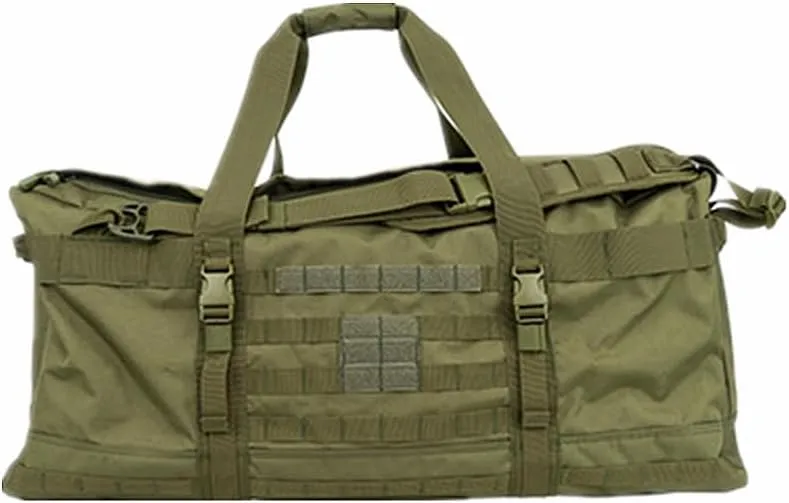 Large Capacity Mountaineering Camping Shoulder Travel Bag 106L Outdoor Portable Backpack Military Fans Tactical Satchel Bag (Military Green)