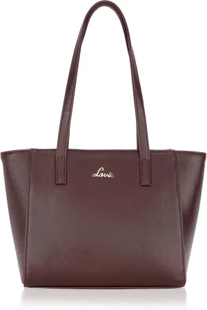 Lavie Women's Betula Medium Tote Bag | Ladies Purse Handbag, Maroon, S
