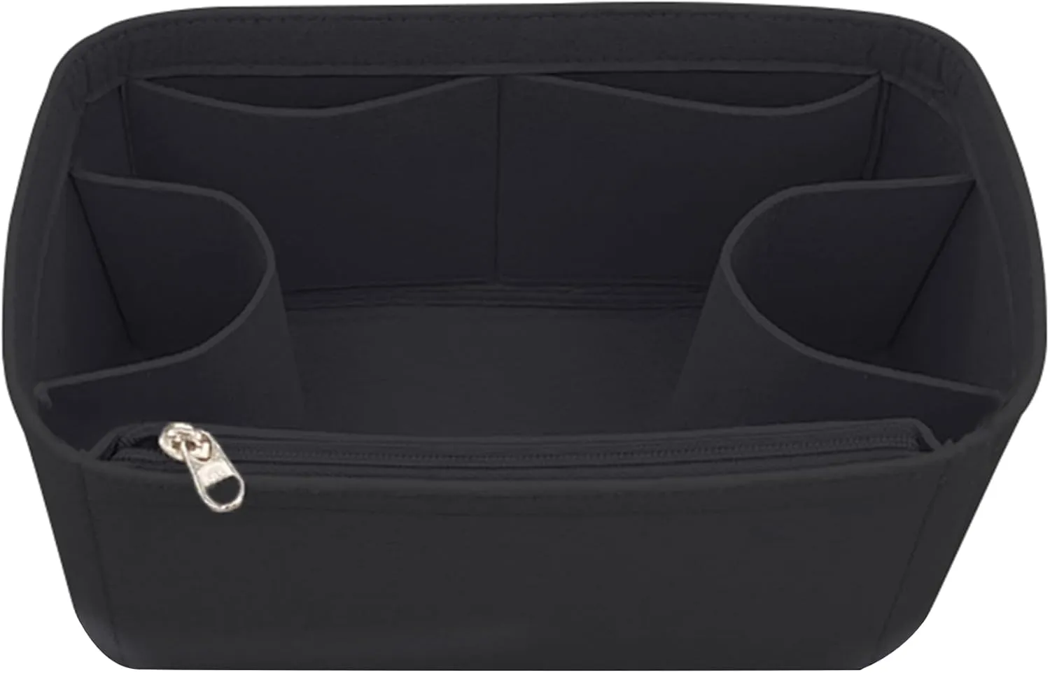 Lckaey Purse organizer for rubber beach bag with Borg bag handbags organizers Y015-black-L