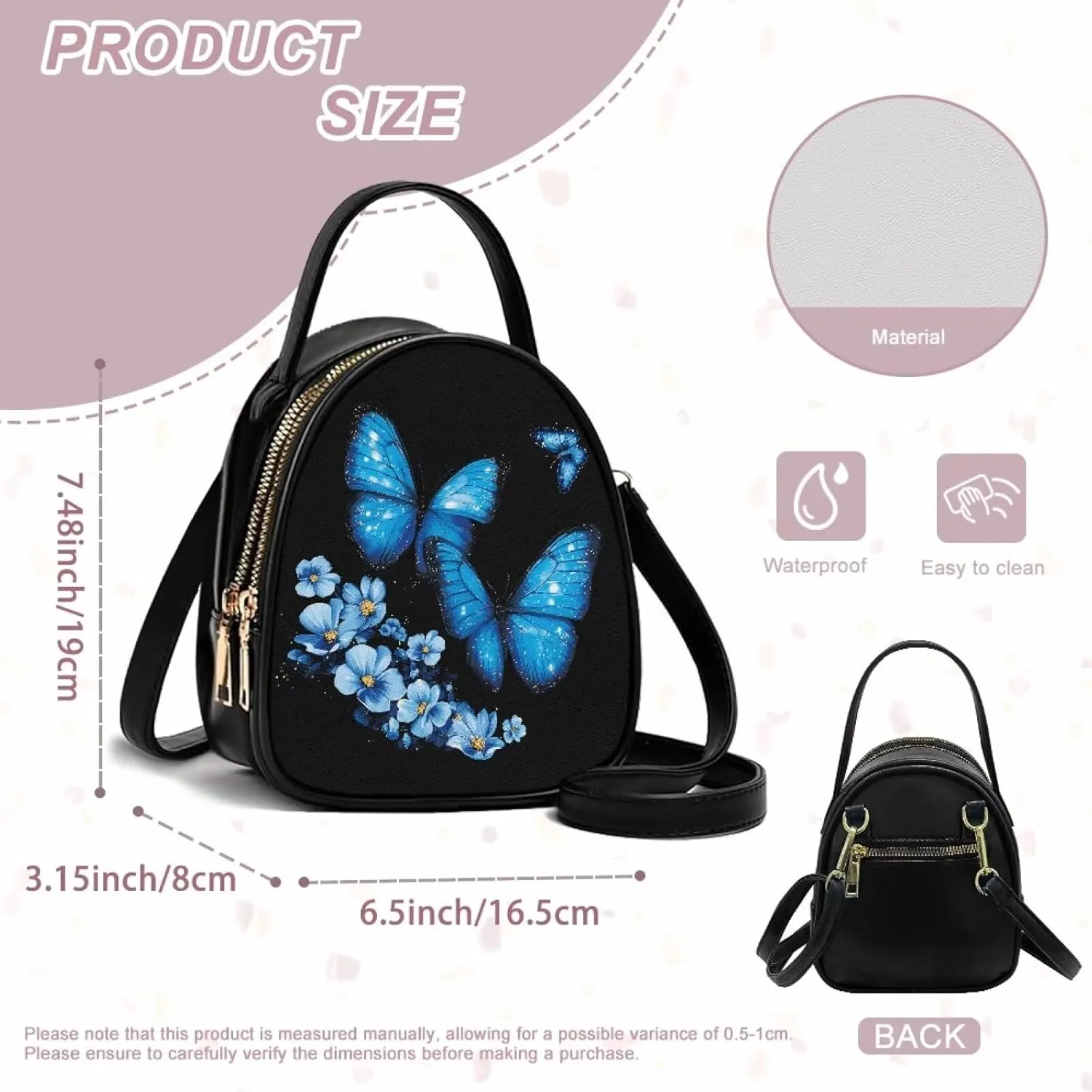 Leather Purse for Women, Leather Hobo Bag Women's Crossbody Bags 2025 Fashion Double Layer Design for Ladies