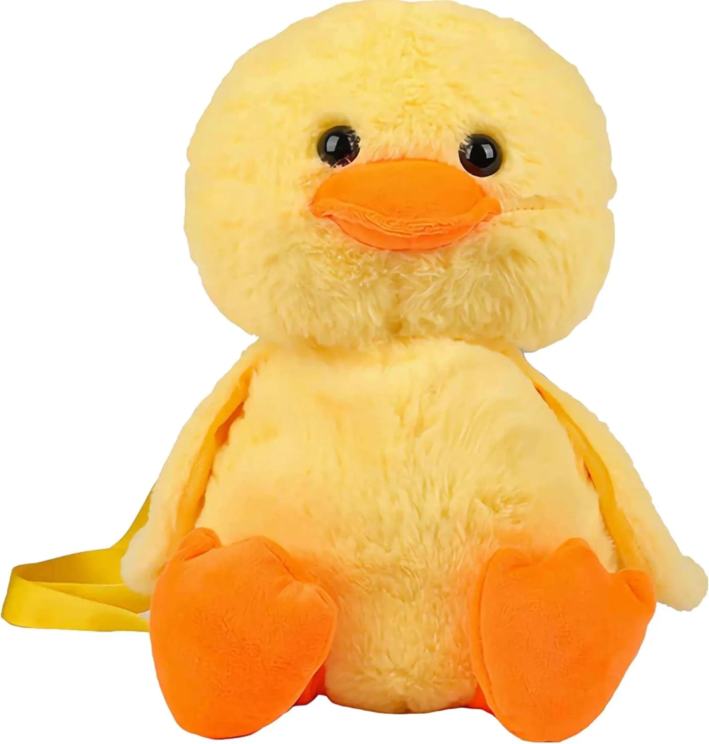 Lefe Liee duck stuffed animal bag, cute duck plush stuff backpack adult decor accessories purse, kawaii unique novelty fun purse duck toy plushie gifts