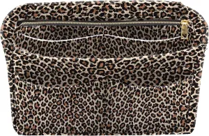 LEXSION Felt Purse Bag Organizer Insert with zipper Bag Tote Shaper Fit Speedy Neverful PM MM