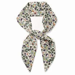 Liberty London Purse, Head, or Neck Scarf - Choose Length - "Wiltshire C" Skinny Scarf - Tie Headband, Handbag, Purse Handle - Silky Tana Lawn Cotton